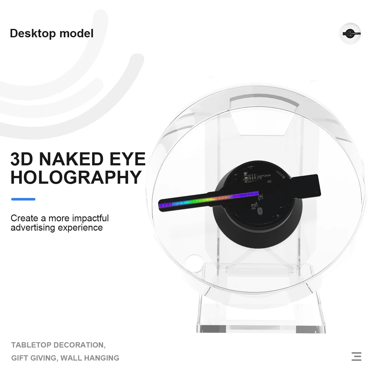 MINI 3D Hologram Fan
