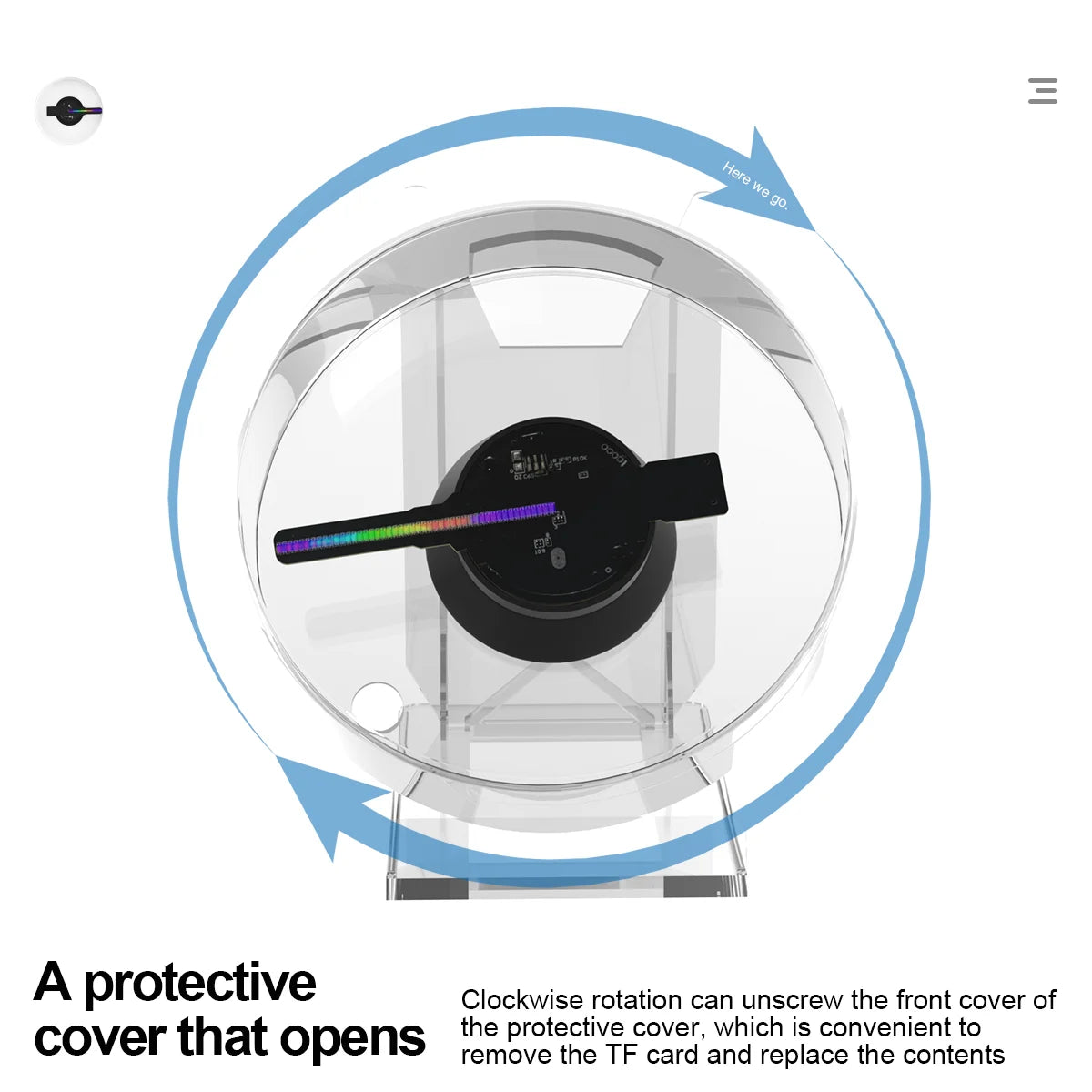 MINI 3D Hologram Fan